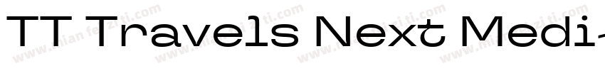 TT Travels Next Medi字体转换